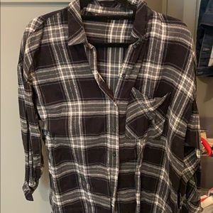 Oversized Zara boyfriend flannel